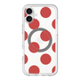 スリムプロテクションプレミアムケース with MagSafe［ シンプルドット - Red ］