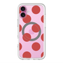 スリムプロテクションプレミアムケース with MagSafe［ シンプルドット - Red ］