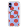 スリムプロテクションプレミアムケース with MagSafe［ シンプルドット - Red ］