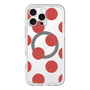 スリムプロテクションプレミアムケース with MagSafe［ シンプルドット - Red ］