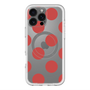 スリムプロテクションプレミアムケース with MagSafe［ シンプルドット - Red ］