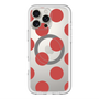 スリムプロテクションプレミアムケース with MagSafe［ シンプルドット - Red ］