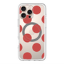 スリムプロテクションプレミアムケース with MagSafe［ シンプルドット - Red ］
