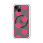 スリムプロテクションプレミアムケース with MagSafe［ シンプルドット - Pink ］