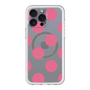 スリムプロテクションプレミアムケース with MagSafe［ シンプルドット - Pink ］