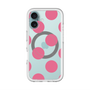 スリムプロテクションプレミアムケース with MagSafe［ シンプルドット - Pink ］