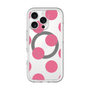スリムプロテクションプレミアムケース with MagSafe［ シンプルドット - Pink ］