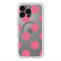 スリムプロテクションプレミアムケース with MagSafe［ シンプルドット - Pink ］
