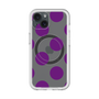 スリムプロテクションプレミアムケース with MagSafe［ シンプルドット - Purple ］