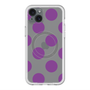 スリムプロテクションプレミアムケース with MagSafe［ シンプルドット - Purple ］