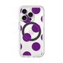 スリムプロテクションプレミアムケース with MagSafe［ シンプルドット - Purple ］