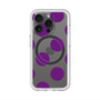 スリムプロテクションプレミアムケース with MagSafe［ シンプルドット - Purple ］
