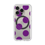 スリムプロテクションプレミアムケース with MagSafe［ シンプルドット - Purple ］
