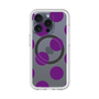 スリムプロテクションプレミアムケース with MagSafe［ シンプルドット - Purple ］