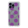 スリムプロテクションプレミアムケース with MagSafe［ シンプルドット - Purple ］