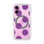 スリムプロテクションプレミアムケース with MagSafe［ シンプルドット - Purple ］