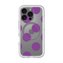 スリムプロテクションプレミアムケース with MagSafe［ シンプルドット - Purple ］