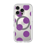 スリムプロテクションプレミアムケース with MagSafe［ シンプルドット - Purple ］