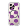 スリムプロテクションプレミアムケース with MagSafe［ シンプルドット - Purple ］