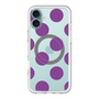 スリムプロテクションプレミアムケース with MagSafe［ シンプルドット - Purple ］