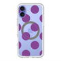 スリムプロテクションプレミアムケース with MagSafe［ シンプルドット - Purple ］