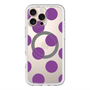 スリムプロテクションプレミアムケース with MagSafe［ シンプルドット - Purple ］