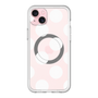 スリムプロテクションプレミアムケース with MagSafe［ シンプルドット - White ］
