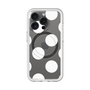 スリムプロテクションプレミアムケース with MagSafe［ シンプルドット - White ］