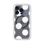 スリムプロテクションプレミアムケース with MagSafe［ シンプルドット - White ］