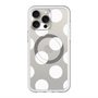スリムプロテクションプレミアムケース with MagSafe［ シンプルドット - White ］