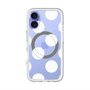 スリムプロテクションプレミアムケース with MagSafe［ シンプルドット - White ］