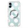 スリムプロテクションプレミアムケース with MagSafe［ シンプルドット - White ］