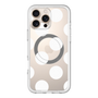 スリムプロテクションプレミアムケース with MagSafe［ シンプルドット - White ］