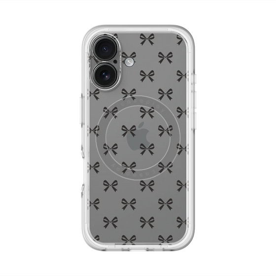 スリムプロテクションプレミアムケース with MagSafe［ シンプルリボン ］