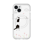 スリムプロテクションプレミアムケース with MagSafe［ 夢中に覗く三毛ねこ ］