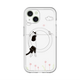 スリムプロテクションプレミアムケース with MagSafe［ 夢中に覗く三毛ねこ ］
