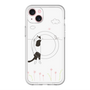 スリムプロテクションプレミアムケース with MagSafe［ 夢中に覗く三毛ねこ ］
