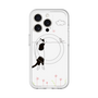 スリムプロテクションプレミアムケース with MagSafe［ 夢中に覗く三毛ねこ ］