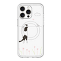 スリムプロテクションプレミアムケース with MagSafe［ 夢中に覗く三毛ねこ ］