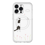 スリムプロテクションプレミアムケース with MagSafe［ 夢中に覗く三毛ねこ ］
