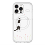 スリムプロテクションプレミアムケース with MagSafe［ 夢中に覗く三毛ねこ ］