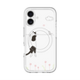 スリムプロテクションプレミアムケース with MagSafe［ 夢中に覗く三毛ねこ ］