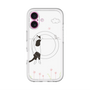スリムプロテクションプレミアムケース with MagSafe［ 夢中に覗く三毛ねこ ］
