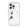 スリムプロテクションプレミアムケース with MagSafe［ 夢中に覗く三毛ねこ ］