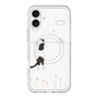 スリムプロテクションプレミアムケース with MagSafe［ 夢中に覗く三毛ねこ ］