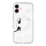 スリムプロテクションプレミアムケース with MagSafe［ 夢中に覗く三毛ねこ ］