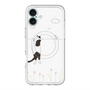 スリムプロテクションプレミアムケース with MagSafe［ 夢中に覗く三毛ねこ ］