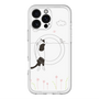スリムプロテクションプレミアムケース with MagSafe［ 夢中に覗く三毛ねこ ］