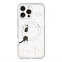 スリムプロテクションプレミアムケース with MagSafe［ 夢中に覗く三毛ねこ ］