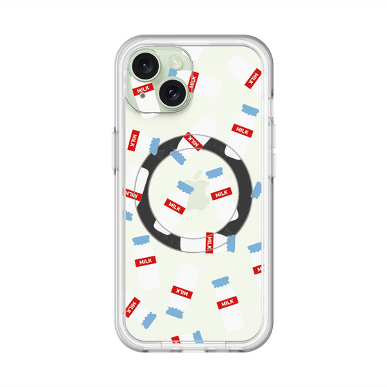 スリムプロテクションプレミアムケース with MagSafe［ おいしいミルク ］